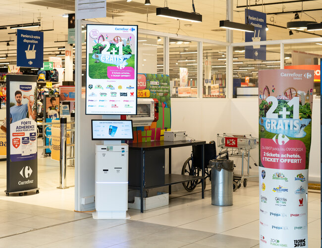 Kiosk de fidélisation